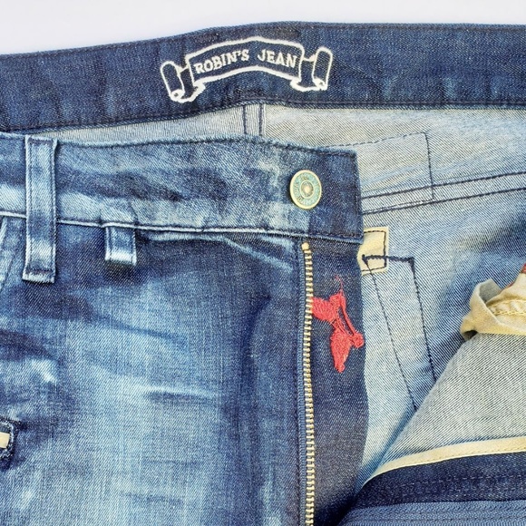 New Men ROBIN'S JEAN sz 42 Slim Skinny Biker Jeans - Picture 4 of 8